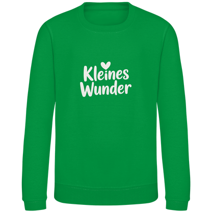 Kinder Sweatshirt „Kleines Wunder“ – Premium Kids Pullover | Nachhaltiges Spruch Sweatshirt
