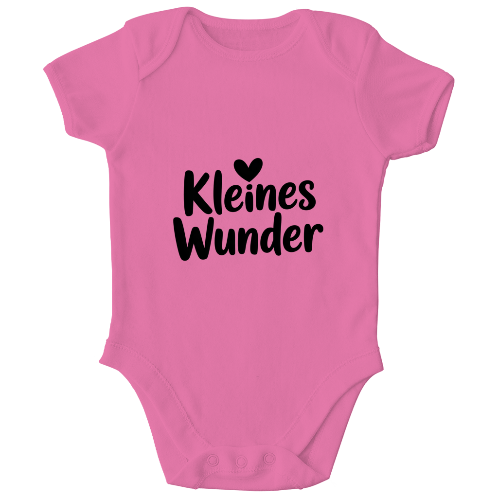 Kinder Bio Body „Kleines Wunder“ – Premium Bodysuit aus Bio-Baumwolle | Nachhaltiger Spruch Body