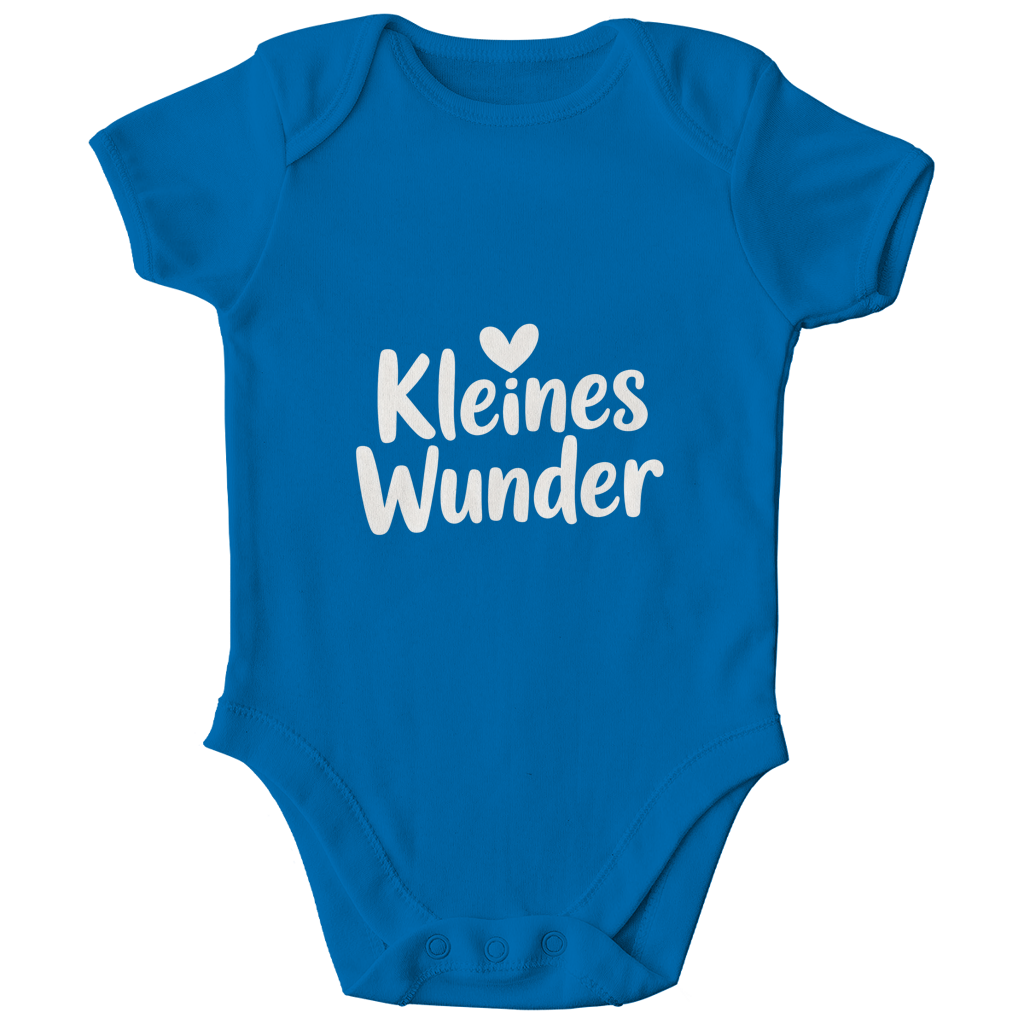 Kinder Bio Body „Kleines Wunder“ – Premium Bodysuit aus Bio-Baumwolle | Nachhaltiger Spruch Body