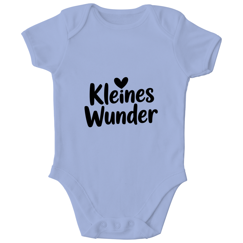 Kinder Bio Body „Kleines Wunder“ – Premium Bodysuit aus Bio-Baumwolle | Nachhaltiger Spruch Body
