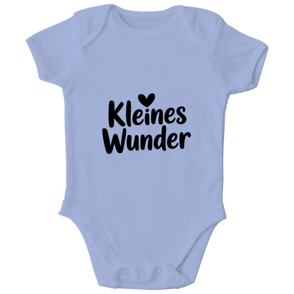 Kinder Bio Body „Kleines Wunder“ – Premium Bodysuit aus Bio-Baumwolle | Nachhaltiger Spruch Body