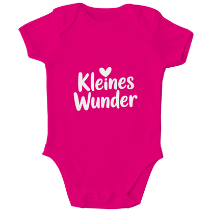 Kinder Bio Body „Kleines Wunder“ – Premium Bodysuit aus Bio-Baumwolle | Nachhaltiger Spruch Body
