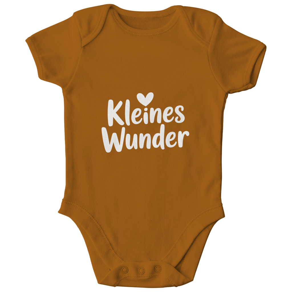 Kinder Bio Body „Kleines Wunder“ – Premium Bodysuit aus Bio-Baumwolle | Nachhaltiger Spruch Body