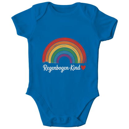 Kinder Bio Body „Regenbogen-Kind“ – Premium Bodysuit aus Bio-Baumwolle | Nachhaltiger Motiv Body
