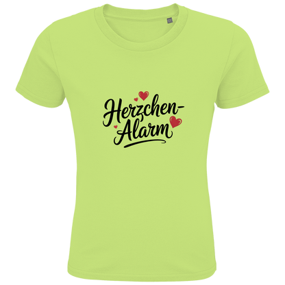 Kids Premium Bio T-Shirt Herzchen-Alarm – Nachhaltiges Kinder Shirt aus Bio-Baumwolle