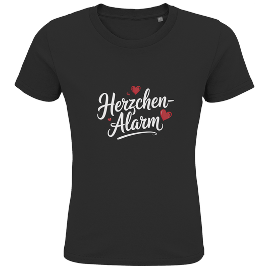 Kids Premium Bio T-Shirt Herzchen-Alarm – Nachhaltiges Kinder Shirt aus Bio-Baumwolle