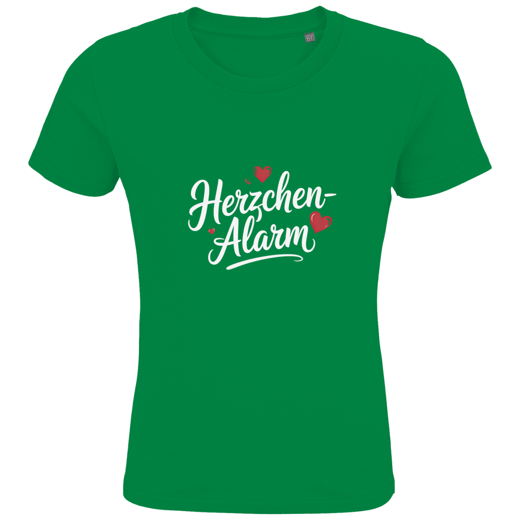 Kids Premium Bio T-Shirt Herzchen-Alarm – Nachhaltiges Kinder Shirt aus Bio-Baumwolle