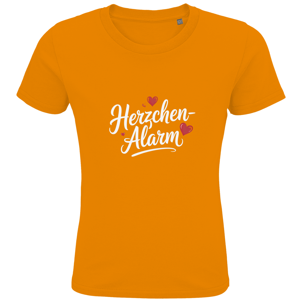 Kids Premium Bio T-Shirt Herzchen-Alarm – Nachhaltiges Kinder Shirt aus Bio-Baumwolle