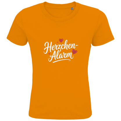 Kids Premium Bio T-Shirt Herzchen-Alarm – Nachhaltiges Kinder Shirt aus Bio-Baumwolle