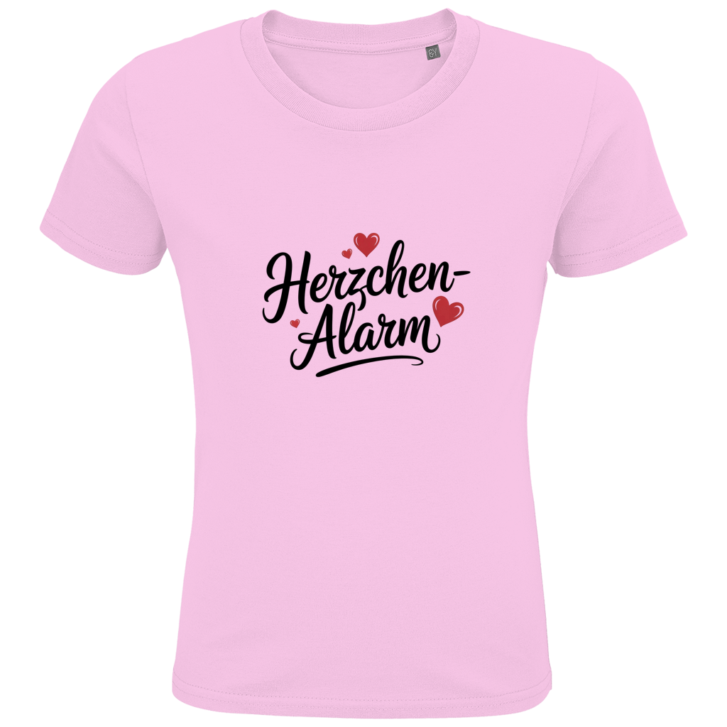 Kids Premium Bio T-Shirt Herzchen-Alarm – Nachhaltiges Kinder Shirt aus Bio-Baumwolle