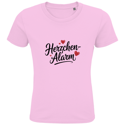 Kids Premium Bio T-Shirt Herzchen-Alarm – Nachhaltiges Kinder Shirt aus Bio-Baumwolle