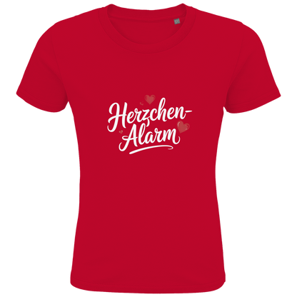 Kids Premium Bio T-Shirt Herzchen-Alarm – Nachhaltiges Kinder Shirt aus Bio-Baumwolle