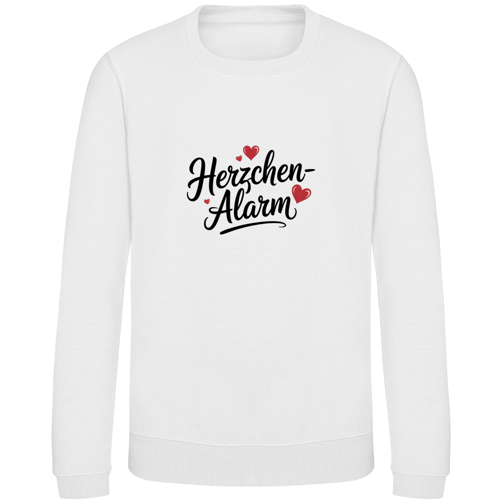 Kinder Sweatshirt Herzchen-Alarm – Kuscheliger Kids Pullover mit Herz Motiv