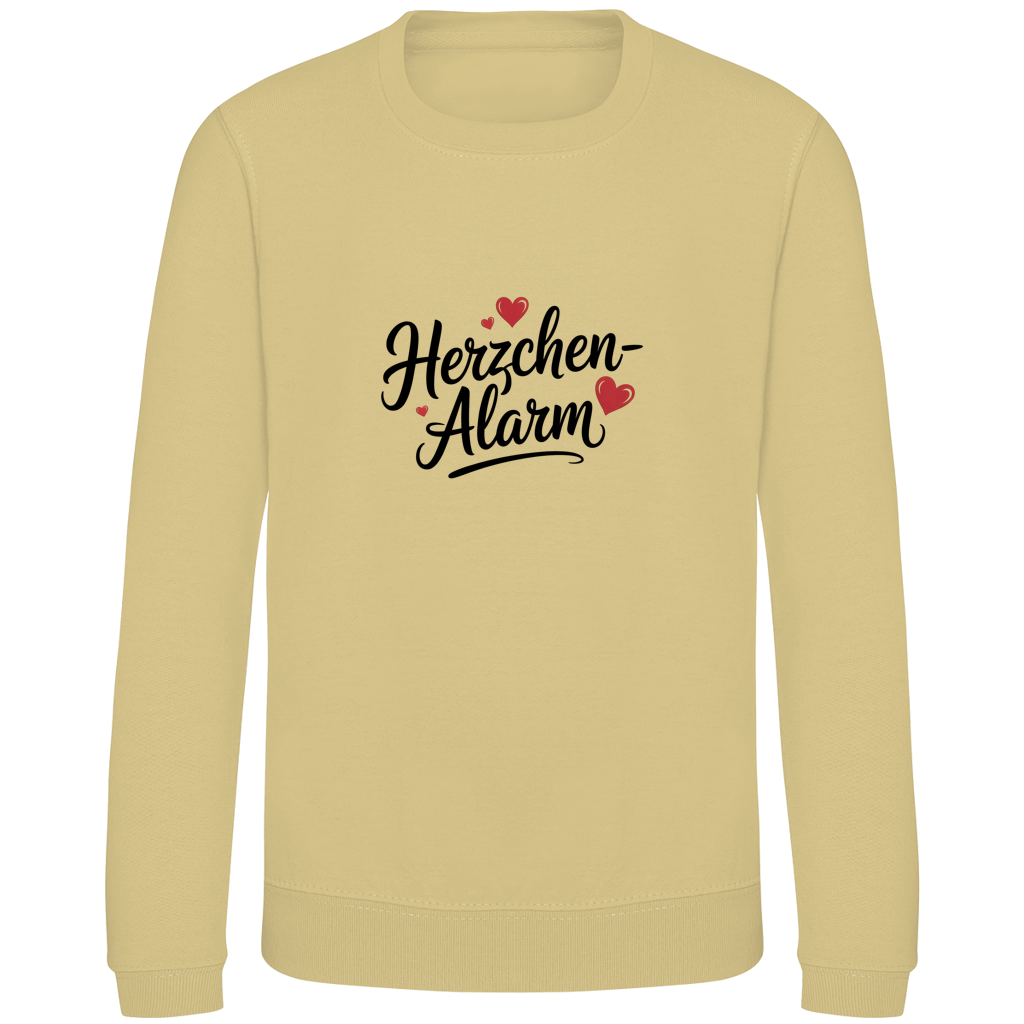 Kinder Sweatshirt Herzchen-Alarm – Kuscheliger Kids Pullover mit Herz Motiv