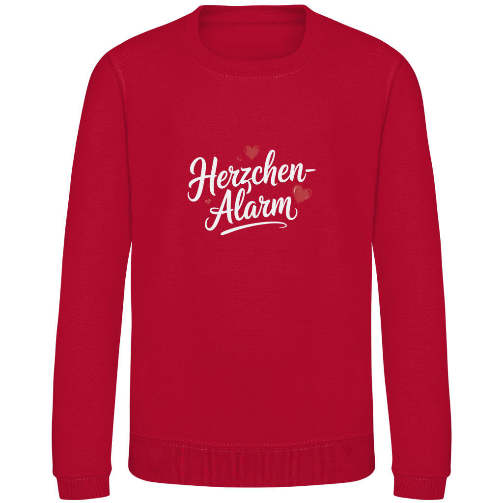 Kinder Sweatshirt Herzchen-Alarm – Kuscheliger Kids Pullover mit Herz Motiv
