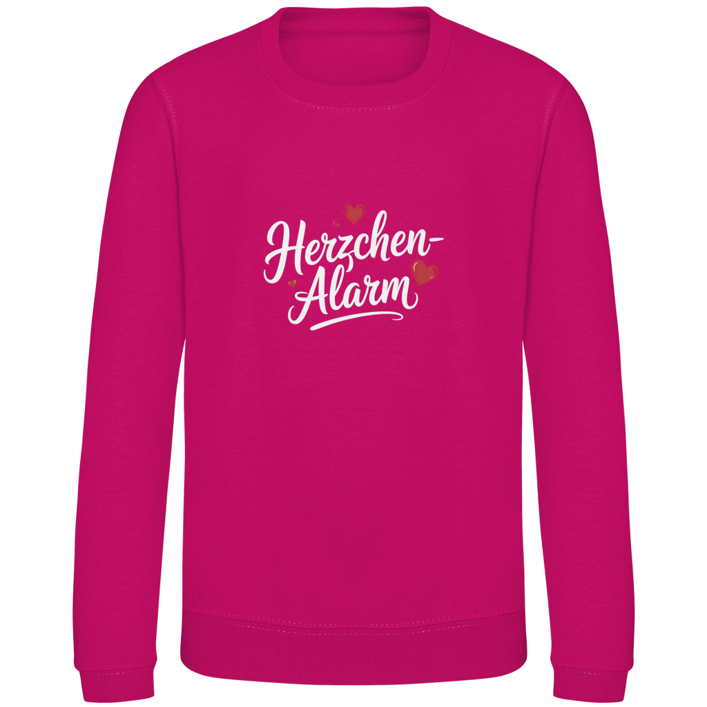 Kinder Sweatshirt Herzchen-Alarm – Kuscheliger Kids Pullover mit Herz Motiv