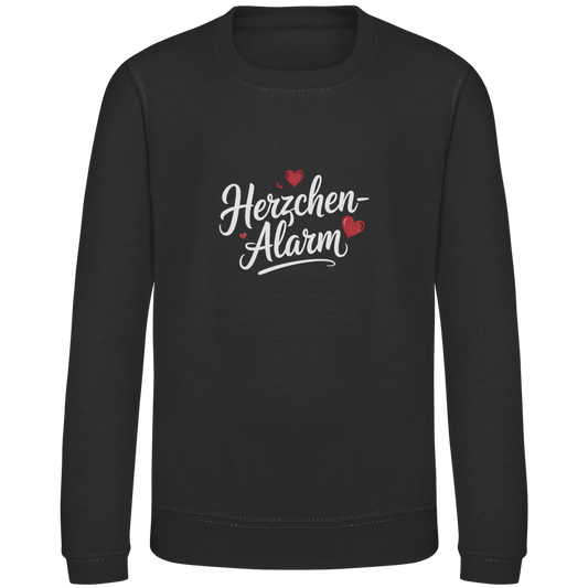 Kinder Sweatshirt Herzchen-Alarm – Kuscheliger Kids Pullover mit Herz Motiv