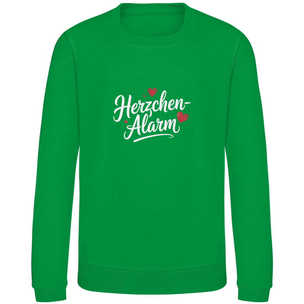 Kinder Sweatshirt Herzchen-Alarm – Kuscheliger Kids Pullover mit Herz Motiv