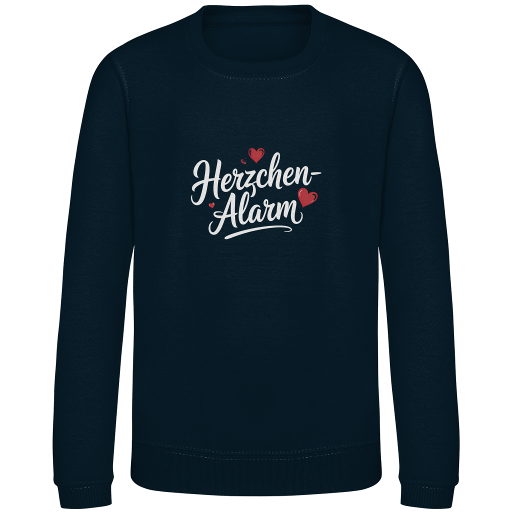 Kinder Sweatshirt Herzchen-Alarm – Kuscheliger Kids Pullover mit Herz Motiv