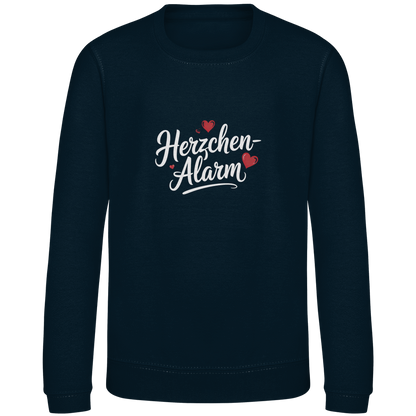 Kinder Sweatshirt Herzchen-Alarm – Kuscheliger Kids Pullover mit Herz Motiv