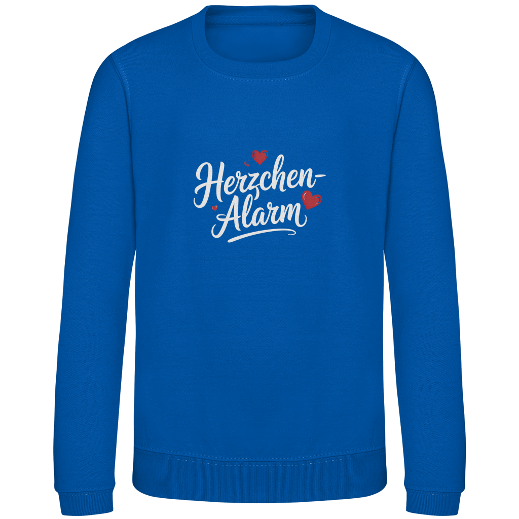 Kinder Sweatshirt Herzchen-Alarm – Kuscheliger Kids Pullover mit Herz Motiv