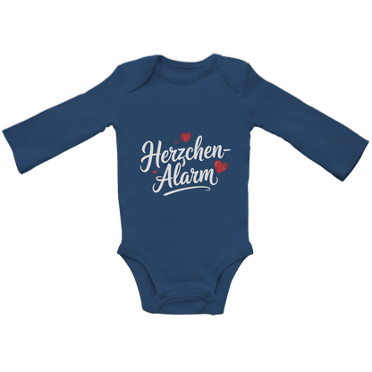 Baby Bio Bodysuit Langarm Herzchen-Alarm – Nachhaltiger Baby Body aus Bio-Baumwolle