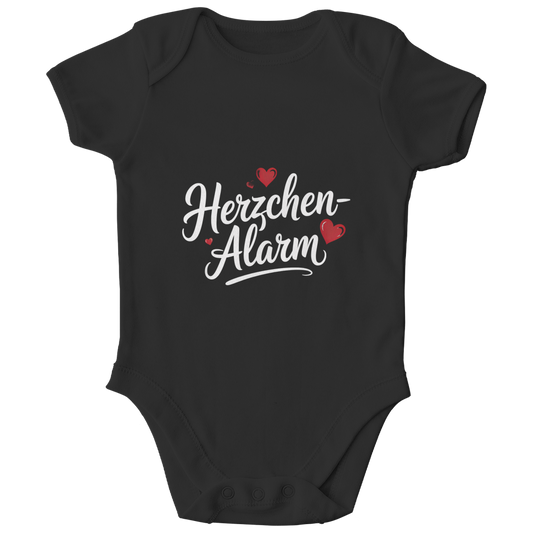 Herzchen-Alarm Kinder Body | Bio Kids Body | Süße Geschenkidee