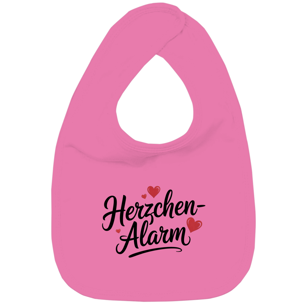 Kinder Bio Lätzchen Herzchen-Alarm – Nachhaltiges Baby Lätzchen aus Bio-Baumwolle