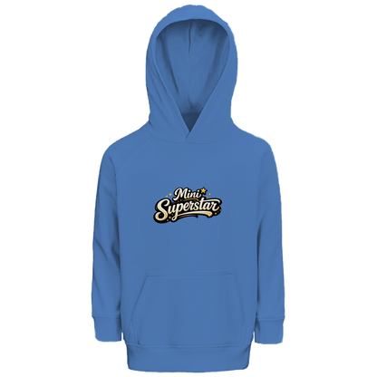 Kinder Bio Hoodie „Mini Superstar“ – Premium Kids Hoodie aus Bio-Baumwolle | Nachhaltiger Spruch Hoodie