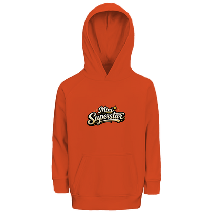 Kinder Bio Hoodie „Mini Superstar“ – Premium Kids Hoodie aus Bio-Baumwolle | Nachhaltiger Spruch Hoodie