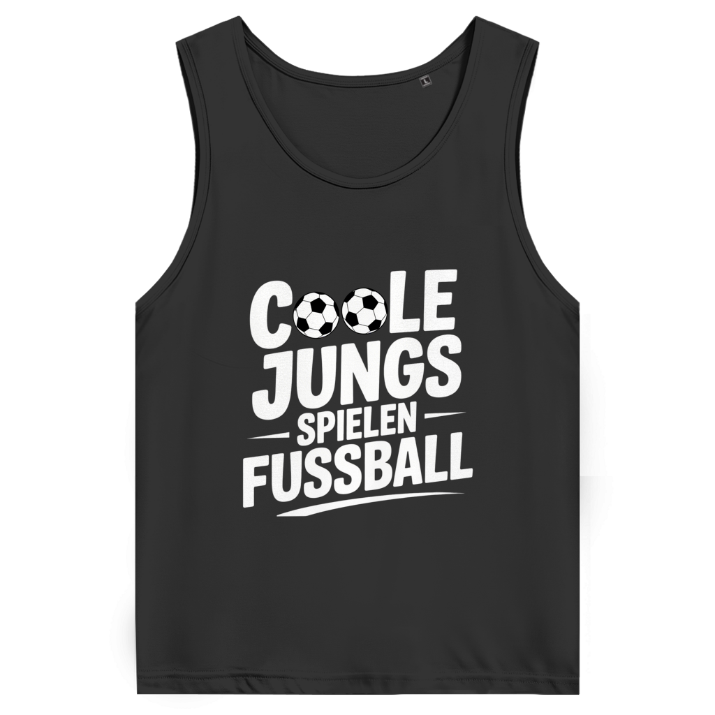 Herren Premium Tank Top „Coole Jungs spielen Fußball“ – Cooles Sport Shirt für Sommer & Training