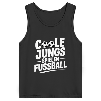 Herren Premium Tank Top „Coole Jungs spielen Fußball“ – Cooles Sport Shirt für Sommer & Training
