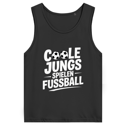 Herren Premium Tank Top „Coole Jungs spielen Fußball“ – Cooles Sport Shirt für Sommer & Training