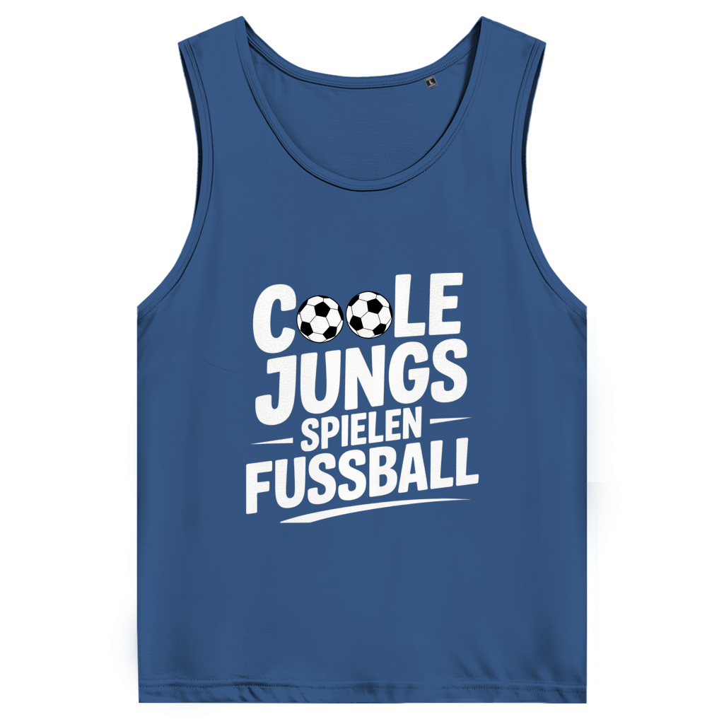 Herren Premium Tank Top „Coole Jungs spielen Fußball“ – Cooles Sport Shirt für Sommer & Training