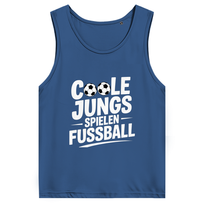 Herren Premium Tank Top „Coole Jungs spielen Fußball“ – Cooles Sport Shirt für Sommer & Training