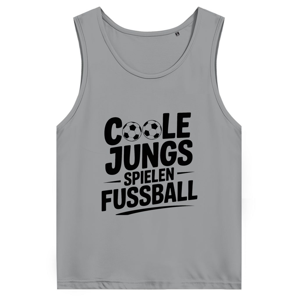 Herren Premium Tank Top „Coole Jungs spielen Fußball“ – Cooles Sport Shirt für Sommer & Training