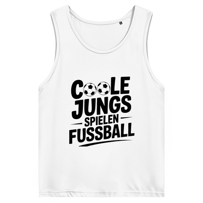 Herren Premium Tank Top „Coole Jungs spielen Fußball“ – Cooles Sport Shirt für Sommer & Training