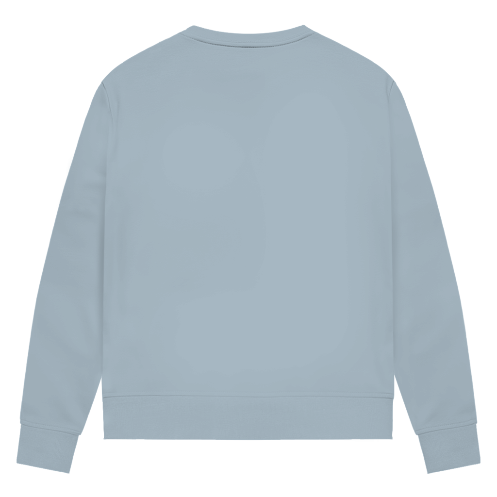 Damen Premium Bio Sweatshirt „Bevor du fragst: NEIN“ | Lustiges Spruch Sweatshirt für Frauen