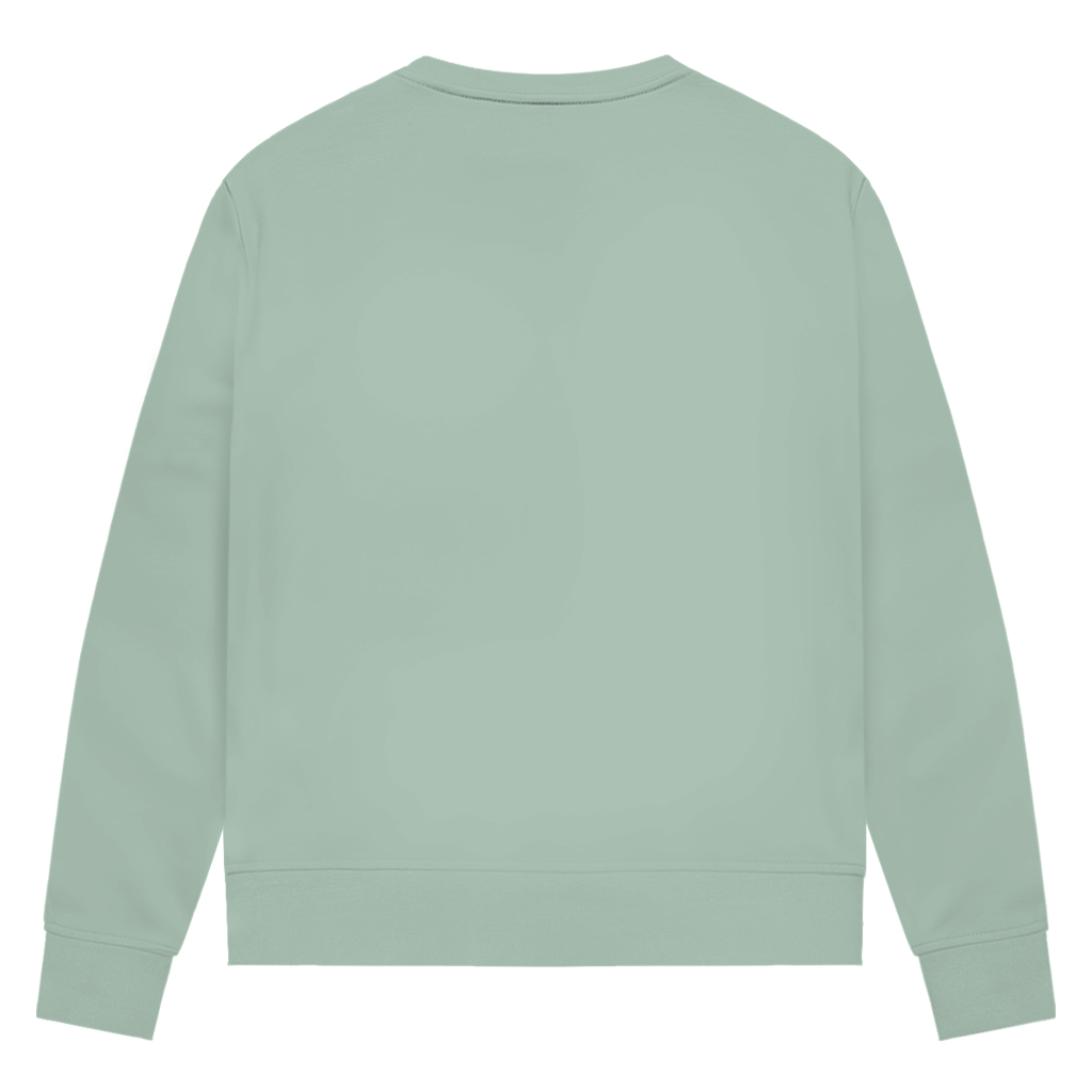 Damen Premium Bio Sweatshirt „Bevor du fragst: NEIN“ | Lustiges Spruch Sweatshirt für Frauen