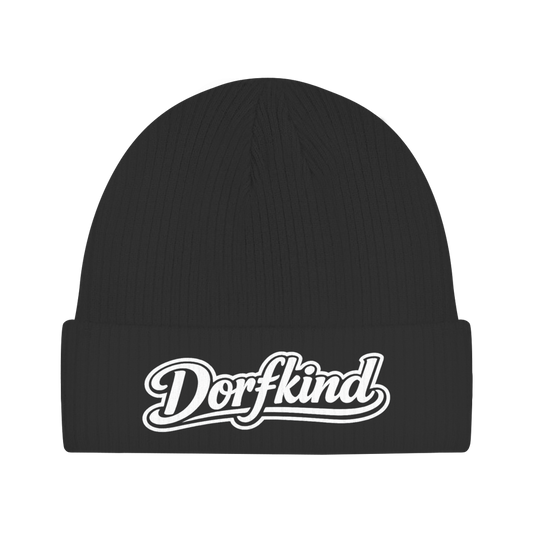 Beanie Dorfkind – Unisex Mütze aus 100 % Bio Baumwolle | Streetwear Beanie