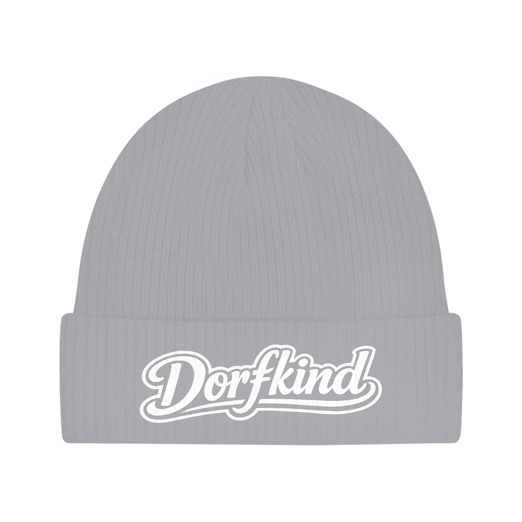 Beanie Dorfkind – Unisex Mütze aus 100 % Bio Baumwolle | Streetwear Beanie