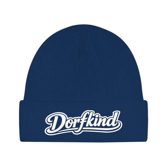 Beanie Dorfkind – Unisex Mütze aus 100 % Bio Baumwolle | Streetwear Beanie