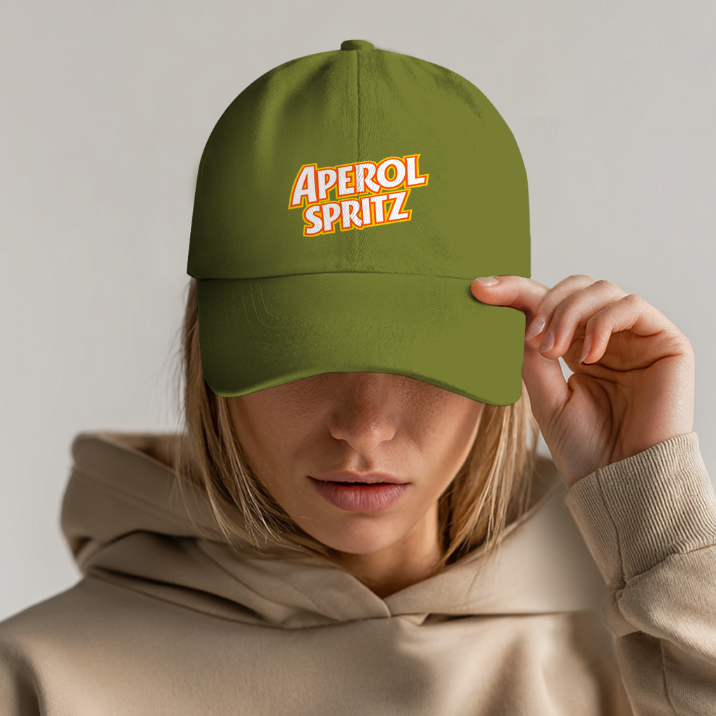 Dad Cap Aperol Spritz – Bedruckte Unisex Basecap | Streetwear Statement Kappe