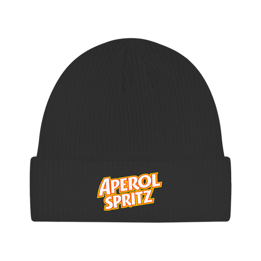 Beanie Aperol Spritz – Unisex Baumwoll Mütze | Streetwear Statement Beanie