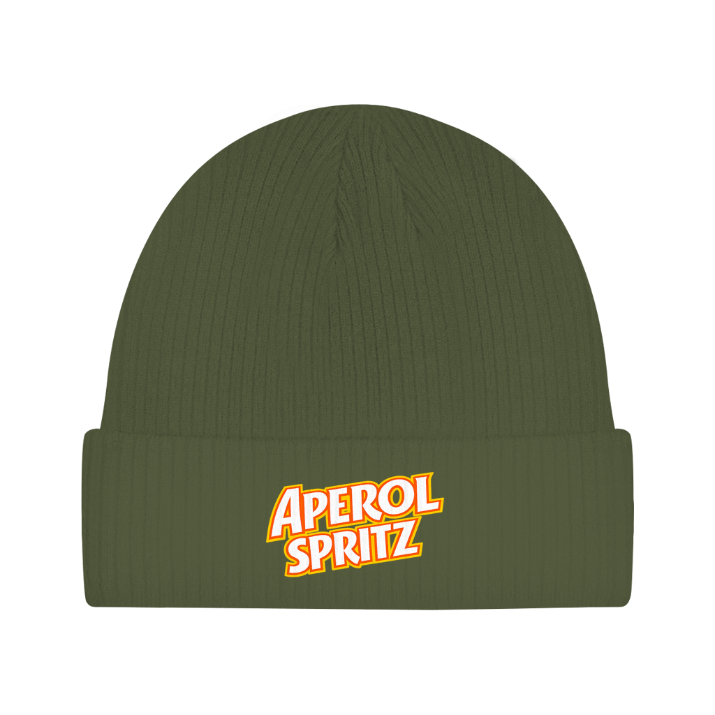 Beanie Aperol Spritz – Unisex Baumwoll Mütze | Streetwear Statement Beanie