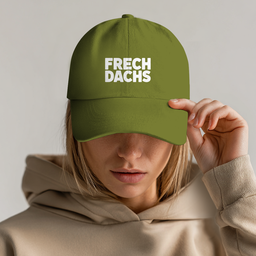 Dad Cap Frechdachs – Unisex Baumwoll-Cap mit Statement Print