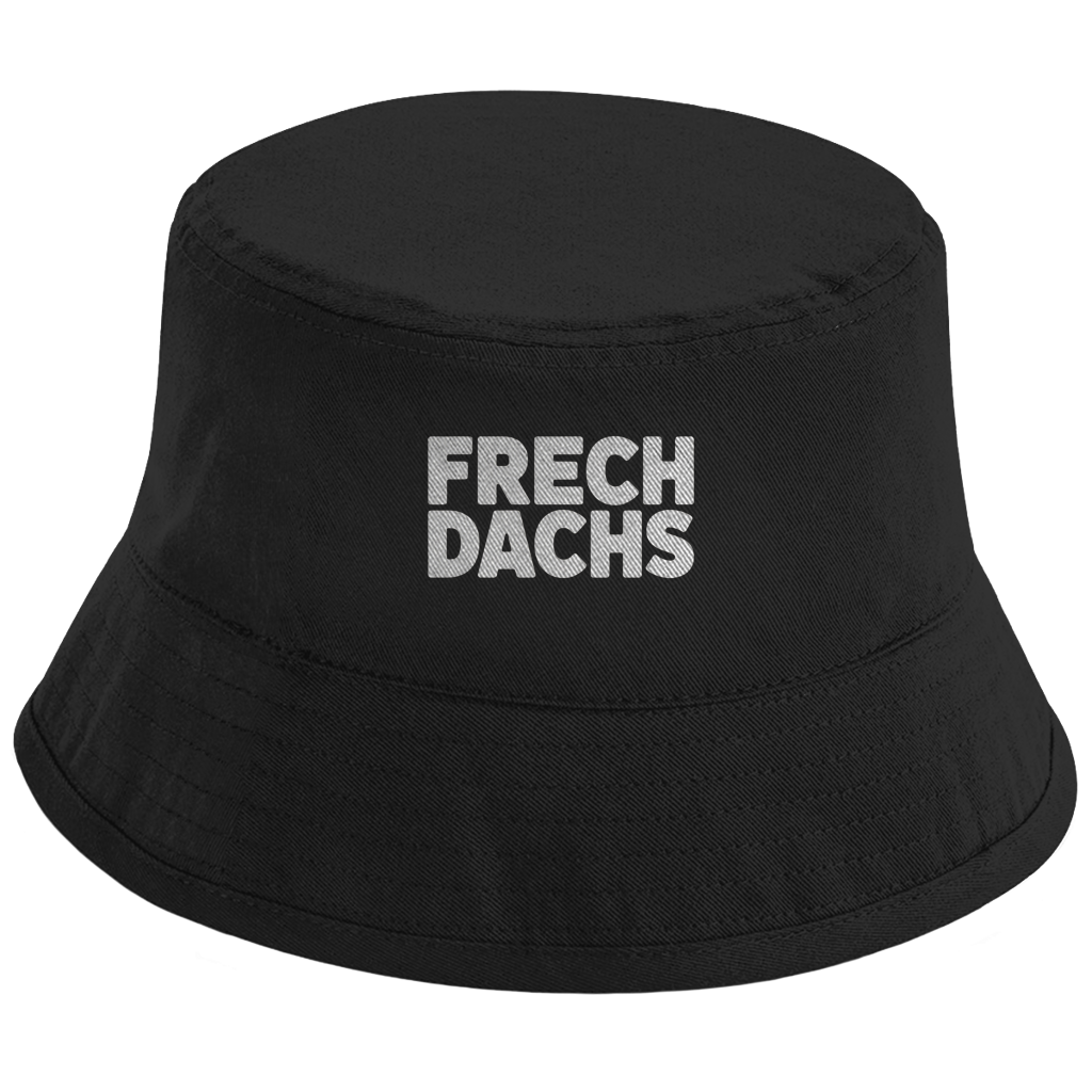 Bucket Hat „Frechdachs“ – Unisex Statement Hut aus Bio-Baumwolle mit UPF50+