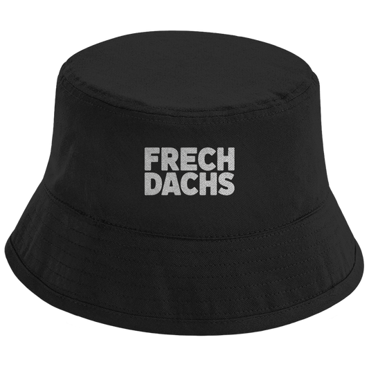 Bucket Hat „Frechdachs“ – Unisex Statement Hut aus Bio-Baumwolle mit UPF50+