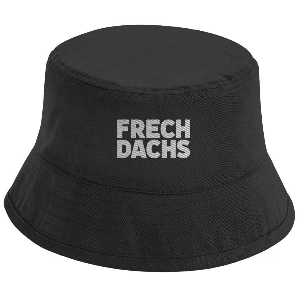 Bucket Hat „Frechdachs“ – Unisex Statement Hut aus Bio-Baumwolle mit UPF50+