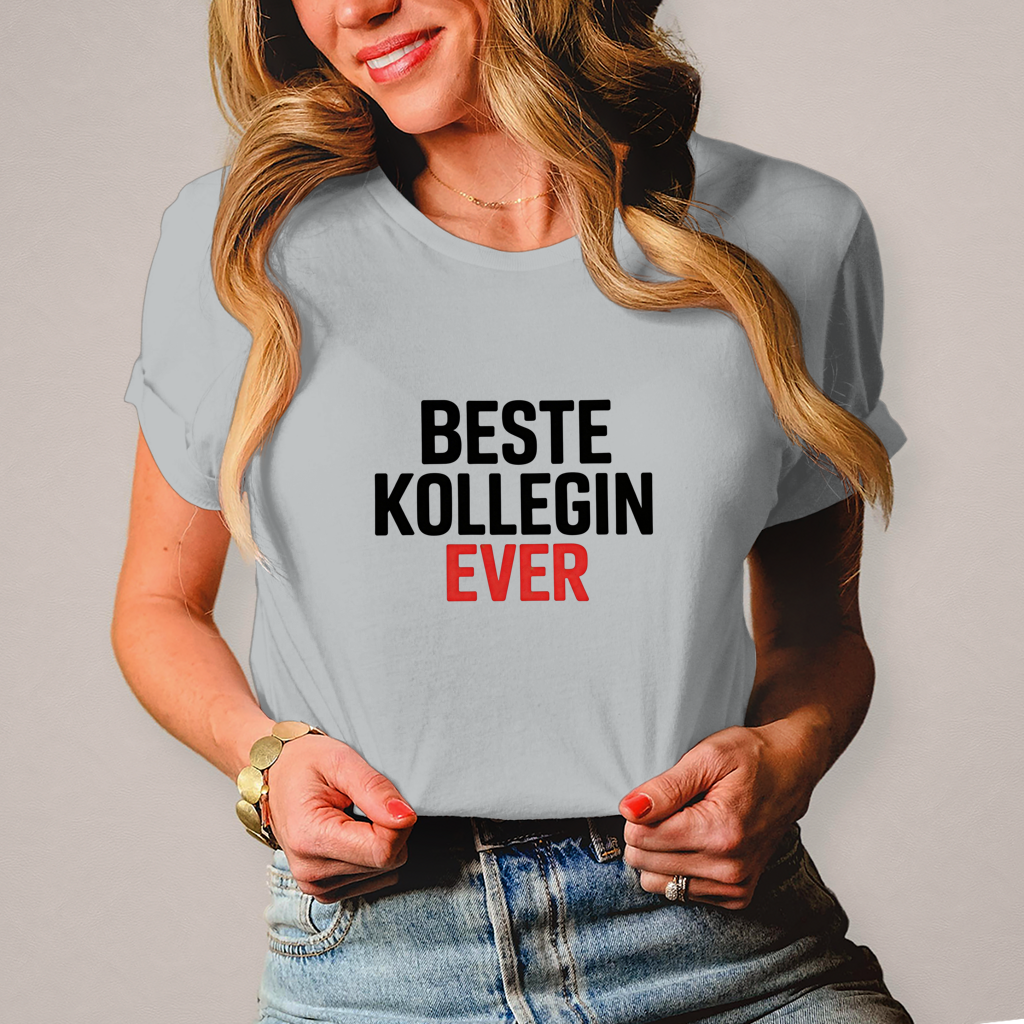 Damen T-Shirt „Beste Kollegin ever“ – Lustiges Geschenk für Kollegin